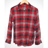 ราคา เสื้อเชิ้ตลายสก๊อต Uniqlo มือ 2 สีแดง Size S แขนยาว อก 40 นิ้ว ยาว 26 นิ้ว (43802414408)