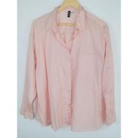 ราคา เสื้อเชิ้ตแขนยาว H M มือ 2 สีชมพู Size M อก 52 นิ้ว ยาว 28 นิ้ว (42725741311)