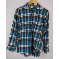 ราคา เสื้อเชิ้ตแขนยาว Uniqlo มือ 2 ลายสก๊อต สีเขียว ขาว Size S อก 38 นิ้ว ยาว 25 นิ้ว (48757216275)