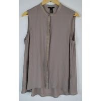 ราคา เสื้อแขนกุด H M มือ 2 สีเทา ผ่าหน้ากระดุม ผ้า POLYESTER อก 40 นิ้ว ยาว 26 นิ้ว (40625015201)