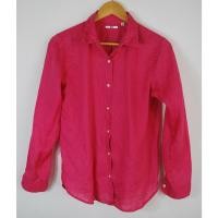 ราคา เสื้อเชิ้ตแขนยาว Uniqlo มือ 2 สีบานเย็น ผ้าลินิน Size L อก 42 นิ้ว ยาว 25 นิ้ว (50557212865)