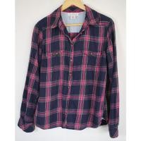 ราคา เสื้อเชิ้ตแขนยาว H M ลายสก๊อตสีกรม ชมพู อก 40 นิ้ว ยาว 25 นิ้ว (43174110100)