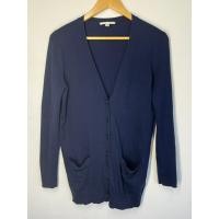 ราคา เสื้อกันหนาว Uniqlo มือ 2 ผ่าหน้ากระดุม สีน้ำเงิน Size L อก 40 44 นิ้ว ยาว 29 นิ้ว (29334631773)