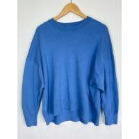 ราคา เสื้อกันหนาวสีน้ำเงิน Uniqlo มือ 2 size XL อก 50 56 นิ้ว ยาว 26 นิ้ว (28234628462)