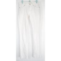 ราคา กางเกงขายาวลูกฟูก Uniqlo มือ 2 สีขาว HEATTECH เอว 29 นิ้ว เป้า 8 นิ้ว สะโพก 36 นิ้ว ปลายขา 6 นิ้ว ยาว 38 นิ้ว (43764895654)