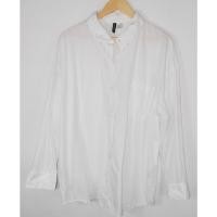 ราคา เสื้อเชิ้ต H M มือ 2 แขนยาว สีขาว Size L อก 52 นิ้ว ยาว 31 นิ้ว (41927085735)
