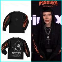 ราคา เสื้อแขนยาว Lady Gaga Mayhem Merch สไตล์หลวม เหมาะสำหรับสภาพอากาศเย็น (56904031969)