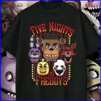 ราคา เสื้อยืดแขนสั้น Five Nights At Freddy s ทำจากผ้าฝ้ายนุ่ม สำหรับฤดูร้อน (56756932560)