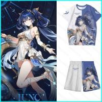 ราคา เสื้อยืดกราฟิก unisex Wuthering Waves สไตล์แฟชั่นฤดูร้อน แขนสั้น (50604866762)
