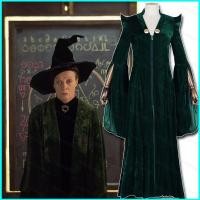 ราคา ชุดคอสเพลย์ Minerva McGonagall แฮร์รี่ พอตเตอร์ พร้อมหมวกและเสื้อแขนยาว สำหรับปาร์ตี้ฮาโลวีน (50104486429)