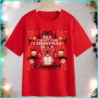 ราคา เสื้อยืดแขนสั้น anime สไตล์ Christmas Stranger Things สำหรับทุกเพศ (48852311159)