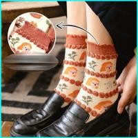 ราคา ถุงเท้าสไตล์การ์ตูนสำหรับสาวๆ ดีไซน์เรียบง่ายน่ารัก สวมใส่ง่ายสำหรับนักเรียน สไตล์ญี่ปุ่น HB2 (47255003791)