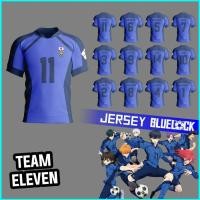 ราคา เสื้อยืดคอสเพลย์ อะนิเมะ ลายพิมพ์ 3D สีฟ้า แบบทีม Eleven Chigiri Hyoma สำหรับคอสเพลย์ (45254467838)
