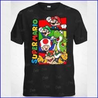 ราคา เสื้อยืดอะนิเมะ Super Mario Unisex แขนสั้น สไตล์ฤดูร้อน (44856513888)