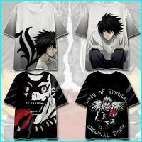 ราคา เสื้อยืดอะนิเมะ Death Note สไตล์ unisex ลาย Ryuk Mikami แขนสั้น ใส่สบายสำหรับคนชอบอนิเมะ (42978076198)