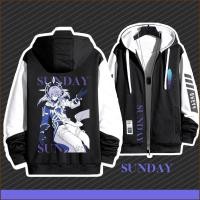 ราคา เสื้อมีฮู้ดสำหรับHonkai Star Rail Sunday ลายเซ็นเฉพาะจากเกม กันหนาวเต็มซิป (40920525902)