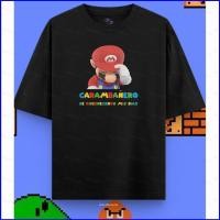 ราคา เสื้อยืดแขนสั้น Super Mario Bros การ์ตูนน่ารัก สำหรับคนชอบเล่นเกม (28644362745)