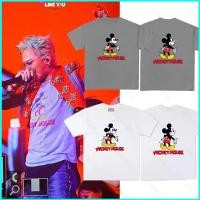 ราคา เสื้อยืดน่ารักแขนสั้น G Dragon BigBang ออกแบบการ์ตูน Mickey Mouse สไตล์ฤดูร้อน (28094077157)
