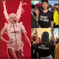 ราคา BH2 Lady Gaga พัดลมทัวร์ระดับโลกรองรับเสื้อยืด Singapore MAYHEM แขนสั้นด้านบน HB2 (28083763755)
