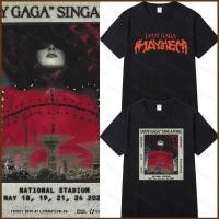 ราคา Bh2 Lady Gaga Singapore 2025 world tour Mayhem เสื้อยืดฤดูร้อนแขนสั้นด้านบน HB2 (28131736421)