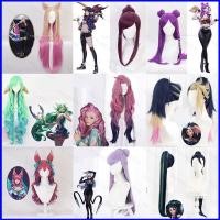 ราคา BH2 LOL KDA วิกผมสาว Group Seraphine Kaisa Evelynn Akali สั้นเงินสีเทาสีดํา Curls อุปกรณ์เสริมผมฮาโลวีนคริสต์มาส (53206903691)