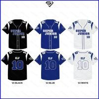 ราคา เสื้อยืดแขนสั้นชุดเบสบอล Super Junior ELF หมายเลข 10 สไตล์ streetwear (28594323806)