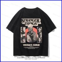 ราคา เสื้อยืดผ้าฝ้ายหนา Stranger Things Season 5 ออกแบบ Demogorgon Hellfire Club ขนาด 220g (46356950482)