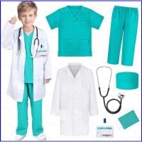 ราคา BH2 เด็กคอสเพลย์หมอและพยาบาลชุดวิทยาศาสตร์ Lab Coats ผ่าตัด Gowns เครื่องแต่งกายประสิทธิภาพ HB2 (46006741314)