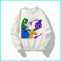 ราคา ข2 โรบ็อกซ์ รุ้ง เพื่อน พิมพ์ฤดูใบไม้ร่วงฤดูหนาวรอบคอบางแขนยาวผู้ชายและผู้หญิงเสื้อกันหนาวแม่ลูกชุด (44755017842)