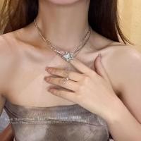 ราคา สร้อยคอมูนสโตน พู่สร้อยคอแบบสองเลเยอร์สไตล์คลาวิกเกิล ทันสมัยและสวมใส่ง่าย (52954369691)
