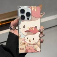 ราคา M Letter HelloKitty ซิลิโคนอ่อนนุ่ม ก้อนน้ําแข็ง Niche การ์ตูน กันกระแทก เหมาะสําหรับ iPhone 11 12 13 14 15 16 17 pro max 14 15 16plus 17air เคสป้องกัน (56905438622)