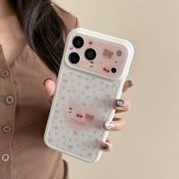 ราคา TPU Epoxy Simple เหมาะสําหรับ iPhone 15 16 17 pro max เคสโทรศัพท์ Little Flower Love Bear Head Girl (40079060822)