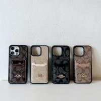 ราคา หรูหรา Coach Patterned Card Bag ฝาครอบป้องกันสําหรับ IPhone 16 11 12 IP 13 14 Pro Plus Pro Max ฝาครอบดูดซับแรงกระแทกสําหรับ IPhone 15 Promax กรณี (27067370095)