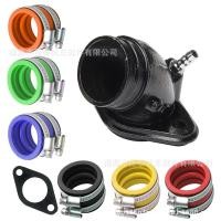 ราคา คาร์บูเรเตอร์รถจักรยานยนต์ PWK PE Air Inlet Manifold ดัดแปลงเพื่อ JOG100 RSZ100 GY6125 อินเทอร์เฟซ CVK (40378175897)