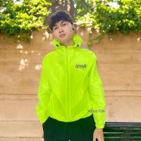 ราคา เสื้อคลุมกันแดด กันหนาว ผ้าร่ม มีฮูดคลุมเหมาะกับการออกกำลังกาย (20594599078)