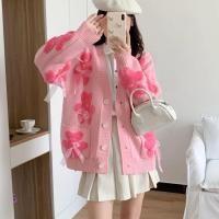 ราคา Oxy shop เสื้อไหมพรมลายปักตุ๊กตาหมี สีพาสเทล พร้อมส่ง (27417818224)