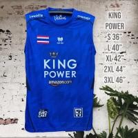 ราคา เสื้อยืดกีฬาแขนกุด king power (22437629999)