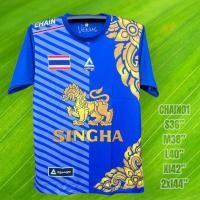 ราคา เสื้อยืดกีฬาพิมพ์ลายไทย S 4XL (19178077238)