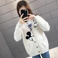 ราคา เสื้อคาร์ดิแกนไหมพรม ลายมิกกี้ สไตล์เกาหลี (18255195800)