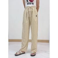 ราคา Oxy shop กางเกงขายาวPolo กางเกงลำลอง ผ้านิ่มใส่สบาย ฟรีไซส์ เอวยางยืด โปโล ใส่สบาย กางเกงแฟชั่นลายทาง (27218147479)