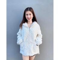 ราคา Oxy shop เสื้อคลุมกันหนาวขนมิ้งนิ่ม มัซับด้านใน ใส่เที่ยวเขา เที่ยวต่างประเทศได้ อุณหภูมิ 9 10 องศา (29242587824)