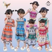 ราคา Oxy shop พร้อมส่ง ชุดเดรสเด็กผู้หญิงแขนตุ๊กตาลายช้าง ผ้าสปัน ผ้านิ่ม เบาสวมใส่สบาย (25541200849)