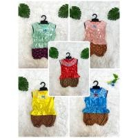 ราคา ชุดไทยเด็ก เสื้อผ้าไทยลายฉลุ ปักดอกไม้ กางเกงจงกระเบนลายผ้าซิ่น (24768292382)