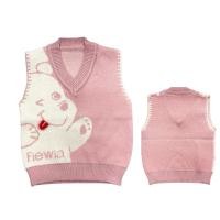 ราคา Oxy shop เสื้อกั๊กไหมพรมเด็ก เสื้อกั๊กกันหนาวเด็ก ลายการ์ตูนน้องหมีสีพาสเทลน่ารักสุดสุด (29921453027)