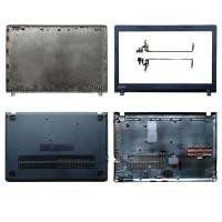 ราคา ใหม่ฐานด้านล่างสําหรับ Lenovo ideapad 100 14 100 14IBY แล็ปท็อป LCD ปกหลังด้านหน้าบานพับด้านหลังฝาปิดสีดํา ABCD Shell อุปกรณ์เสริม (41529351509)