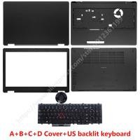 ราคา ใหม่สําหรับ Dell Latitude 5580 E5580 M3520 แล็ปท็อปปกหลัง LCD Bezel ด้านหน้า Palmrest ด้านล่างกรณี top Shell บานพับ backlit แป้นพิมพ์ (53557111149)