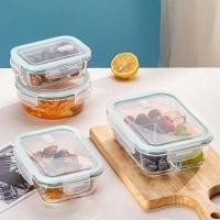 ราคา Homey Hub กล่องแก้ว กล่องอาหารแก้ว กล่องแก้วถนอมอาหาร ทนความร้อน เข้าเตาอบไมโครเวฟและช่องแช่แข็งได้ (51157049053)