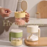 ราคา HH ขวดแก้วใส่เครื่องเทศ ขวดใส่เครื่องปรุงรส กล่องใส่เครื่องเทศ ป้องกันความชื้นและอากาศเข้า พร้อมช้อนและขวดใส่เกลือ (50004701659)