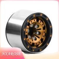 ราคา Nxarose Nxarose 4 ชิ้นโลหะ Beadlock ล้อ Hub อลูมิเนียมยางรีโมทคอนโทรลเปลี่ยนรถสำหรับ SCX24 AX24 1 18 1 24 สีดำ (56356972296)