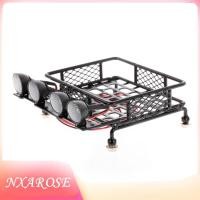 ราคา Nxarose Nxarose อลูมิเนียมแร็คหลังคากระเป๋าเดินทาง Rc Ch3 ควบคุมโหมดแฟลชสำหรับ 1 10 Crawler Scx10 D90 110 อะไหล่รถยนต์ สีแดงและสีขาว (52156959346)